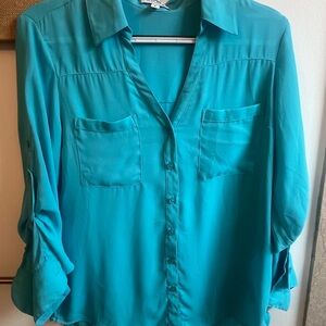 Express Teal Women’s Small Portofino Shirt